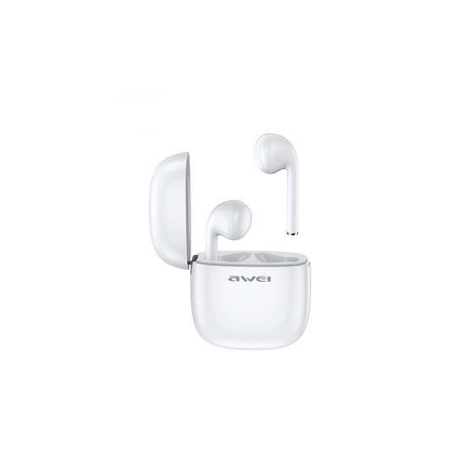 Casti Audio Stereo Universale Bluetooth 5.0 - Awei T28 TWS Alb fotografia produsului