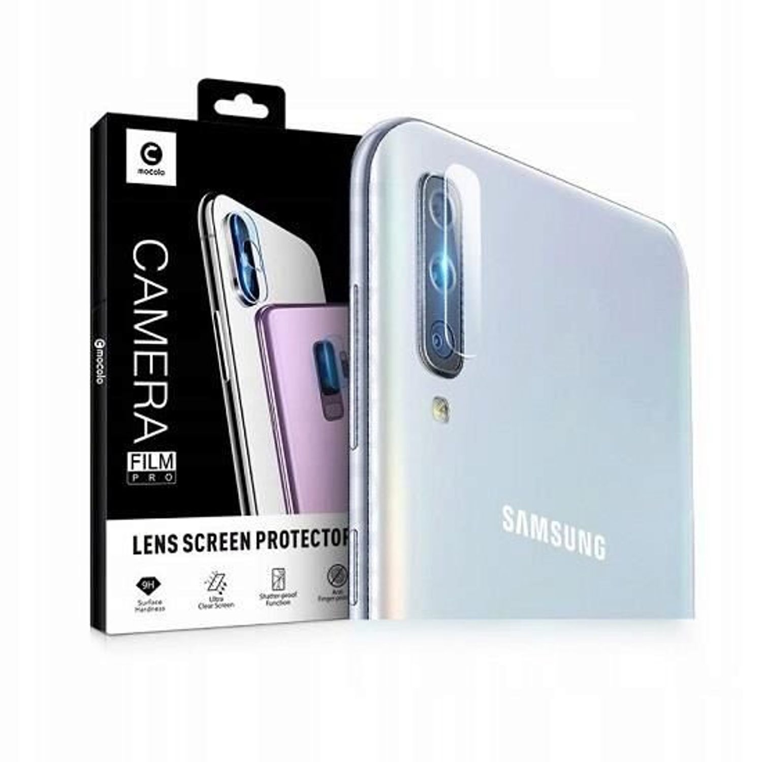 Folie Camera Samsung Galaxy A40 - Mocolo Tempered Glass Clear fotografia produsului
