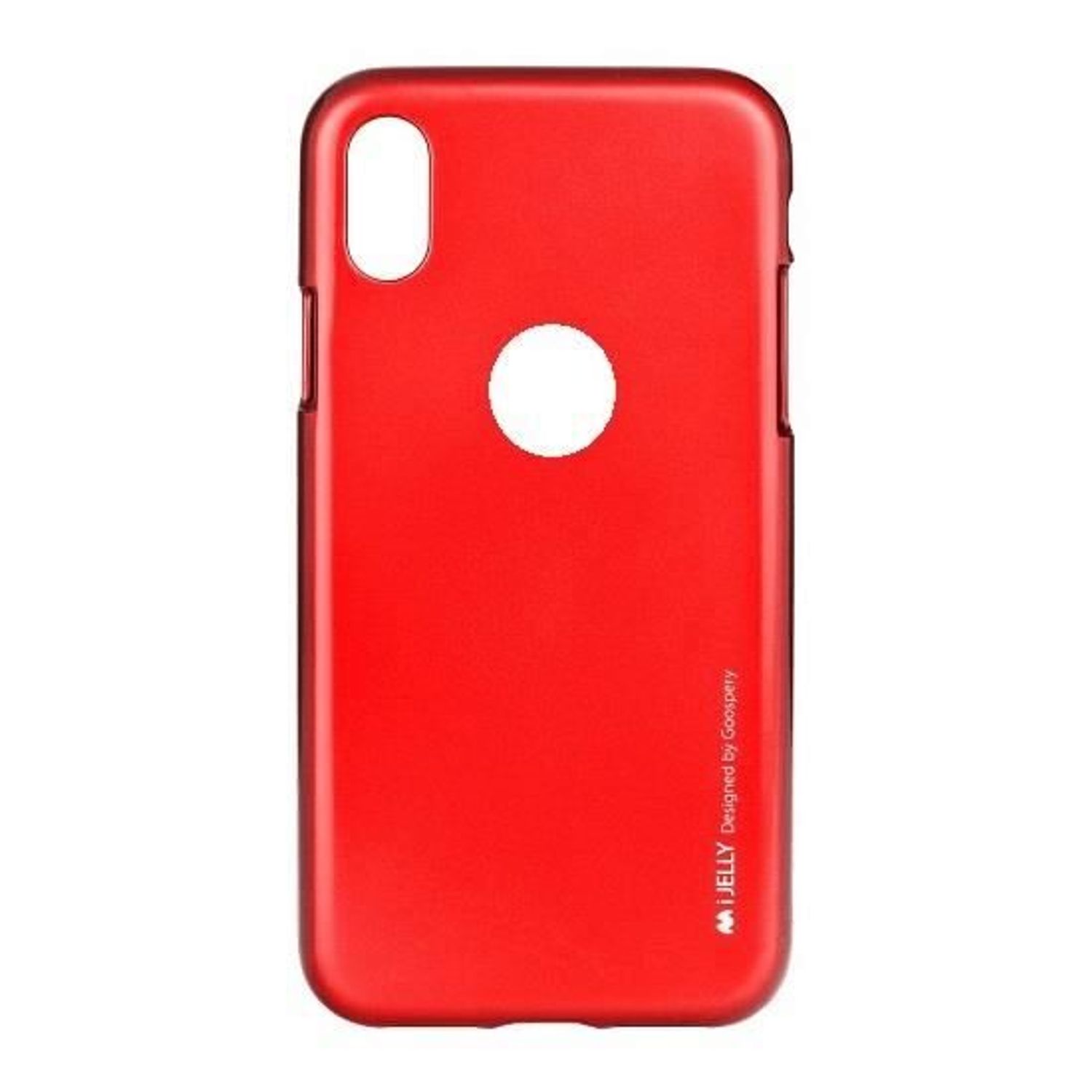 Husa Apple iPhone XS Max - Goospery TPU i-Jelly Case Red fotografia produsului
