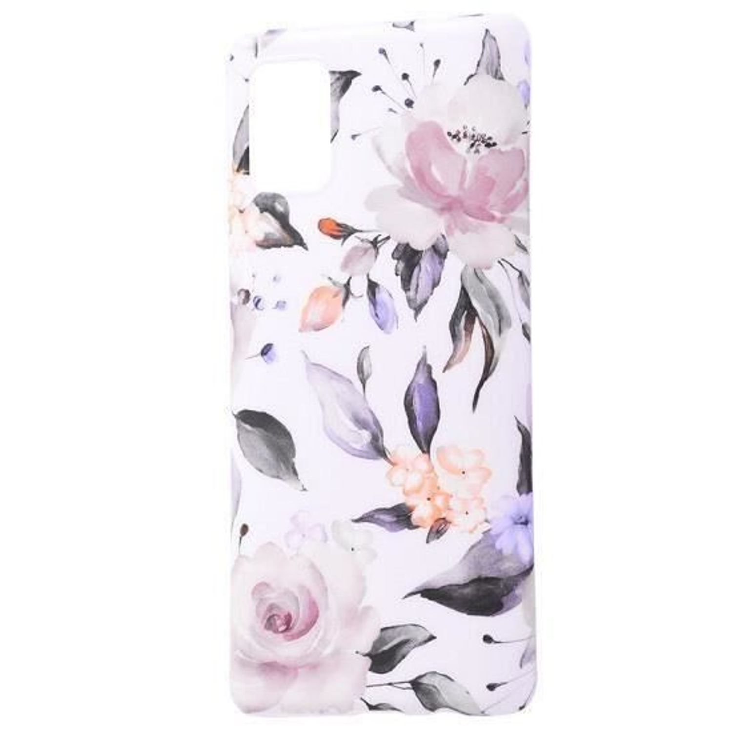 Husa Samsung Galaxy A71 - Tech-Protect Floral Case Alb fotografia produsului