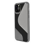 Husa Slicon Pentru Apple iPhone 12 Pro,iPhone 12 - iberry S-Case Negru fotografia produsului