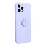 Husa Compatibila cu Apple iPhone 12 Pro Max - Forcell Silicone Ring Violet fotografia produsului