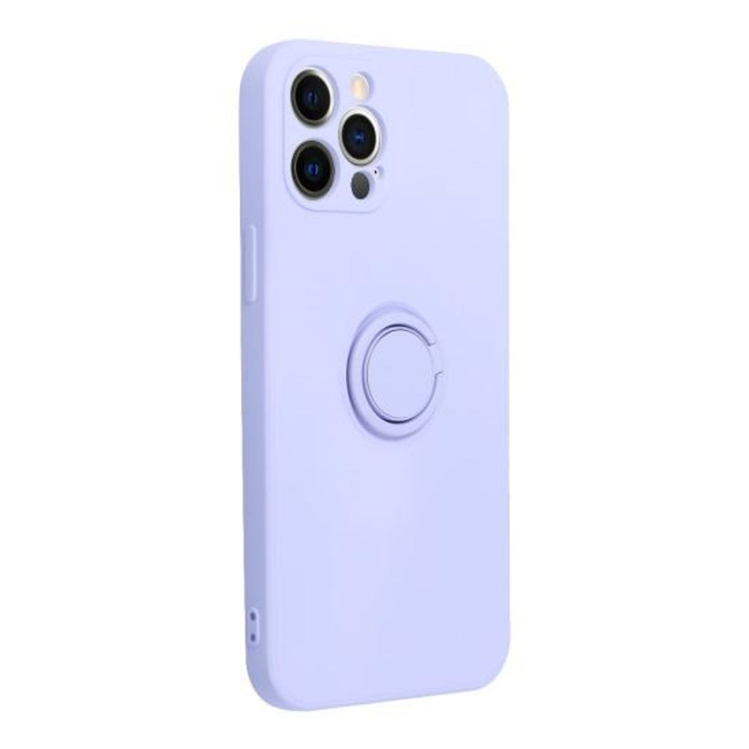 Husa Compatibila cu Apple iPhone 12 Pro Max - Forcell Silicone Ring Violet fotografia produsului