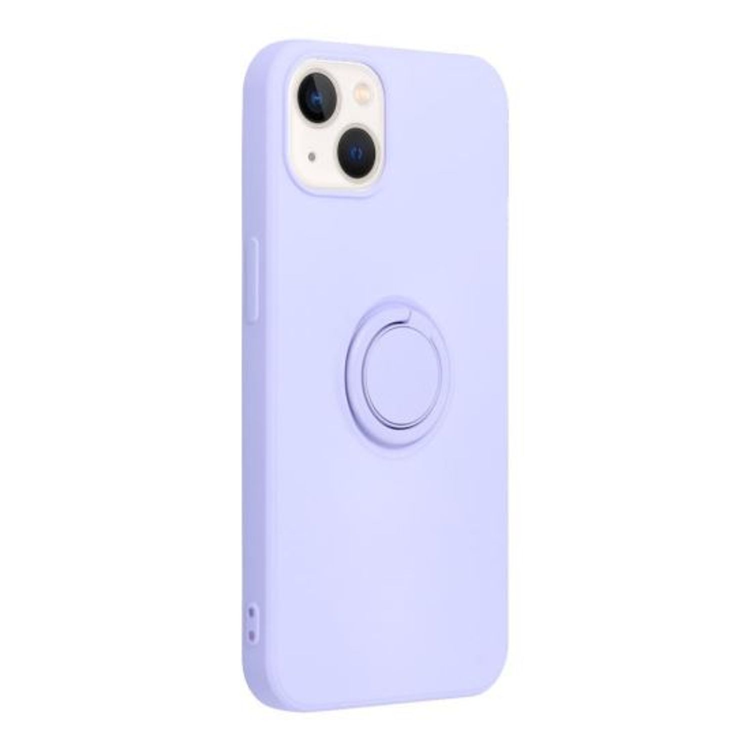 Husa Compatibila cu Apple iPhone 13 Mini - Forcell Silicone Ring Violet fotografia produsului