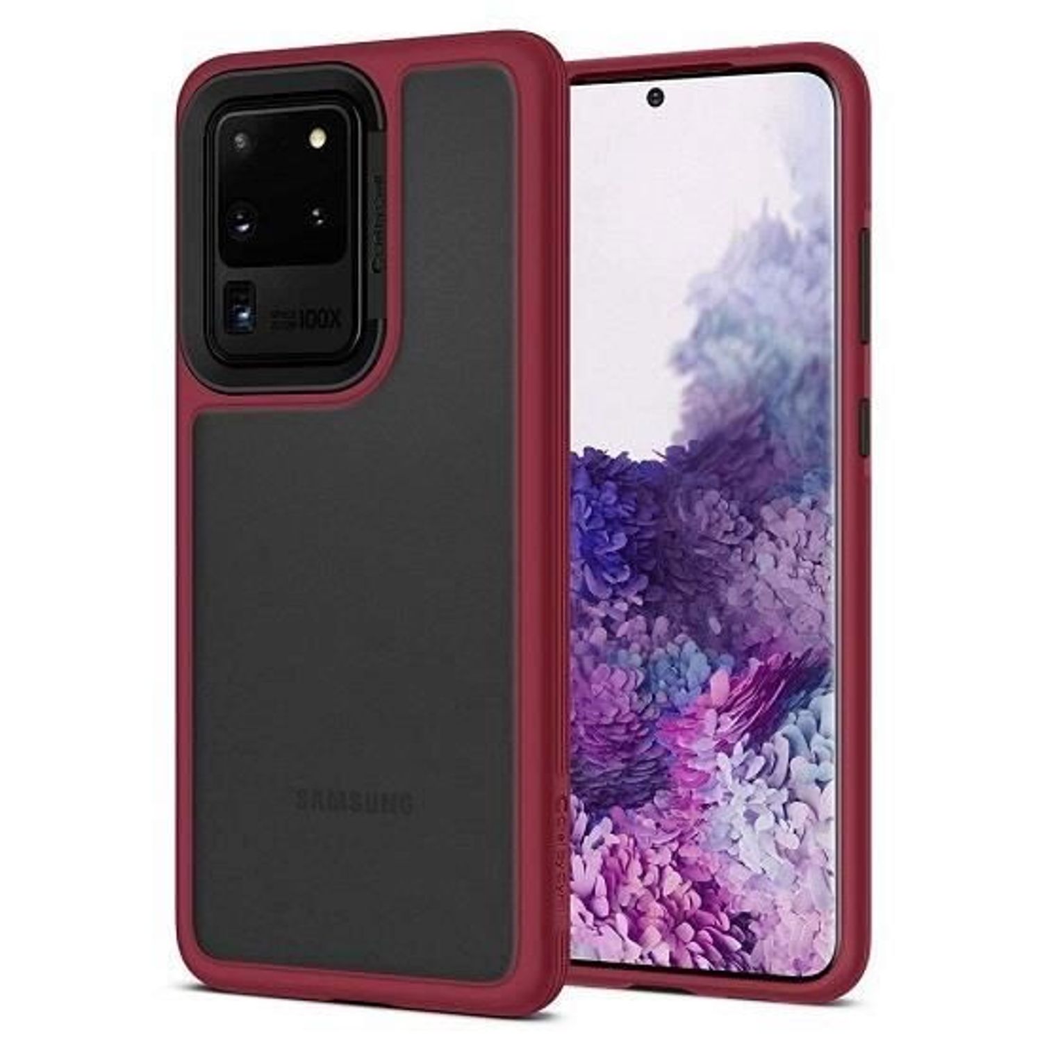 Husa Samsung Galaxy S20 Ultra - Spigen Ciel Color Brick Burgundy fotografia produsului