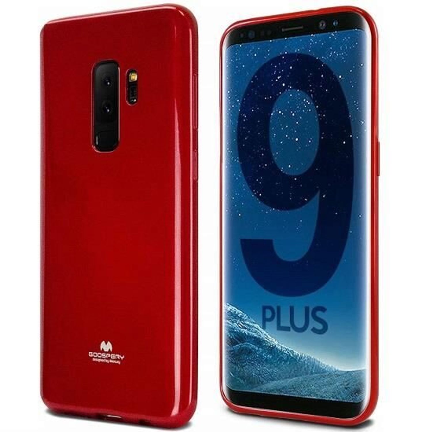 Husa Samsung Galaxy S9 Plus - Mercury TPU Jelly Case Rosu fotografia produsului