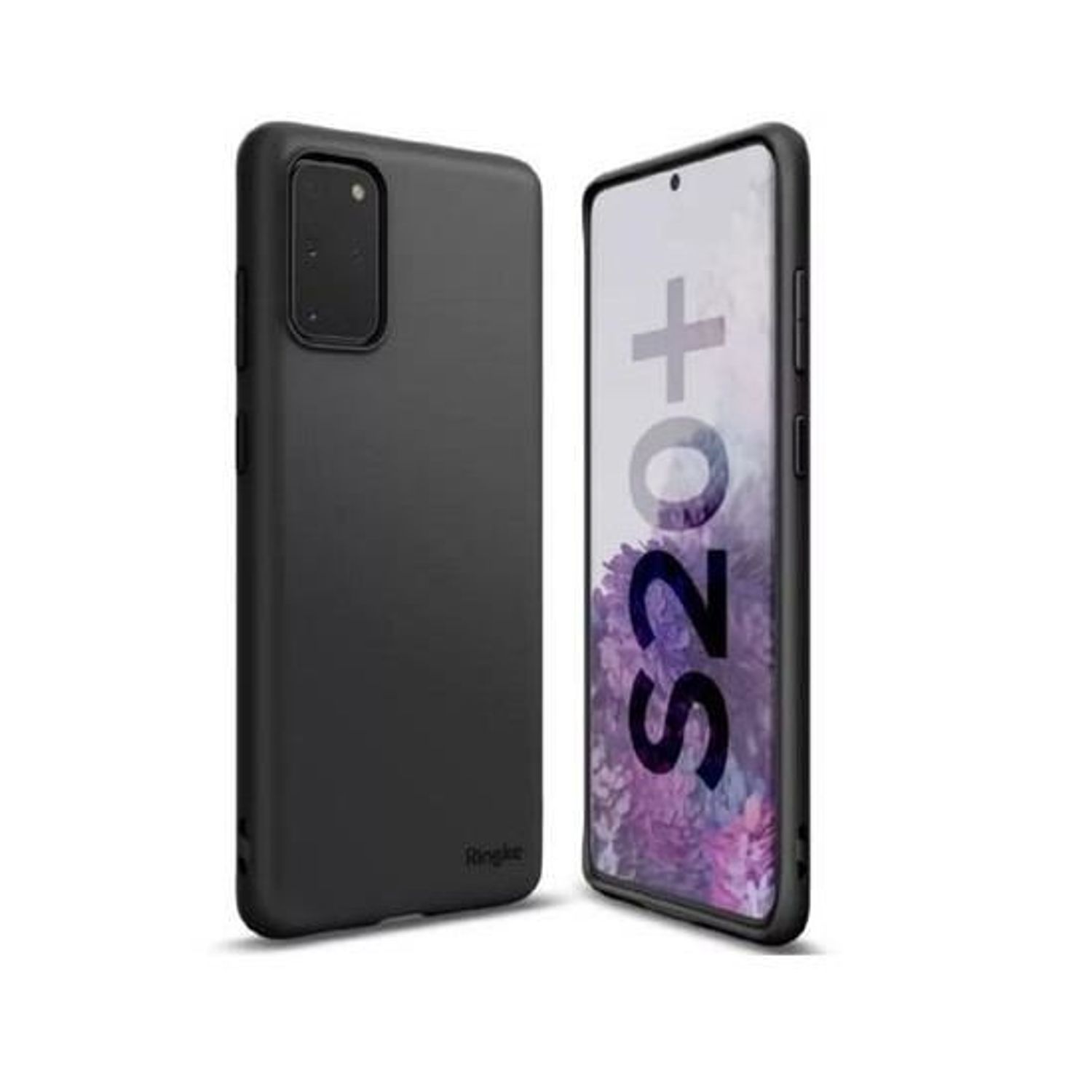Husa Silicon Samsung Galaxy S20 Plus - Ringke Air S Black fotografia produsului