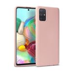 Husa Silicon Samsung Galaxy A71 - Tech-Protect Icon Pink fotografia produsului