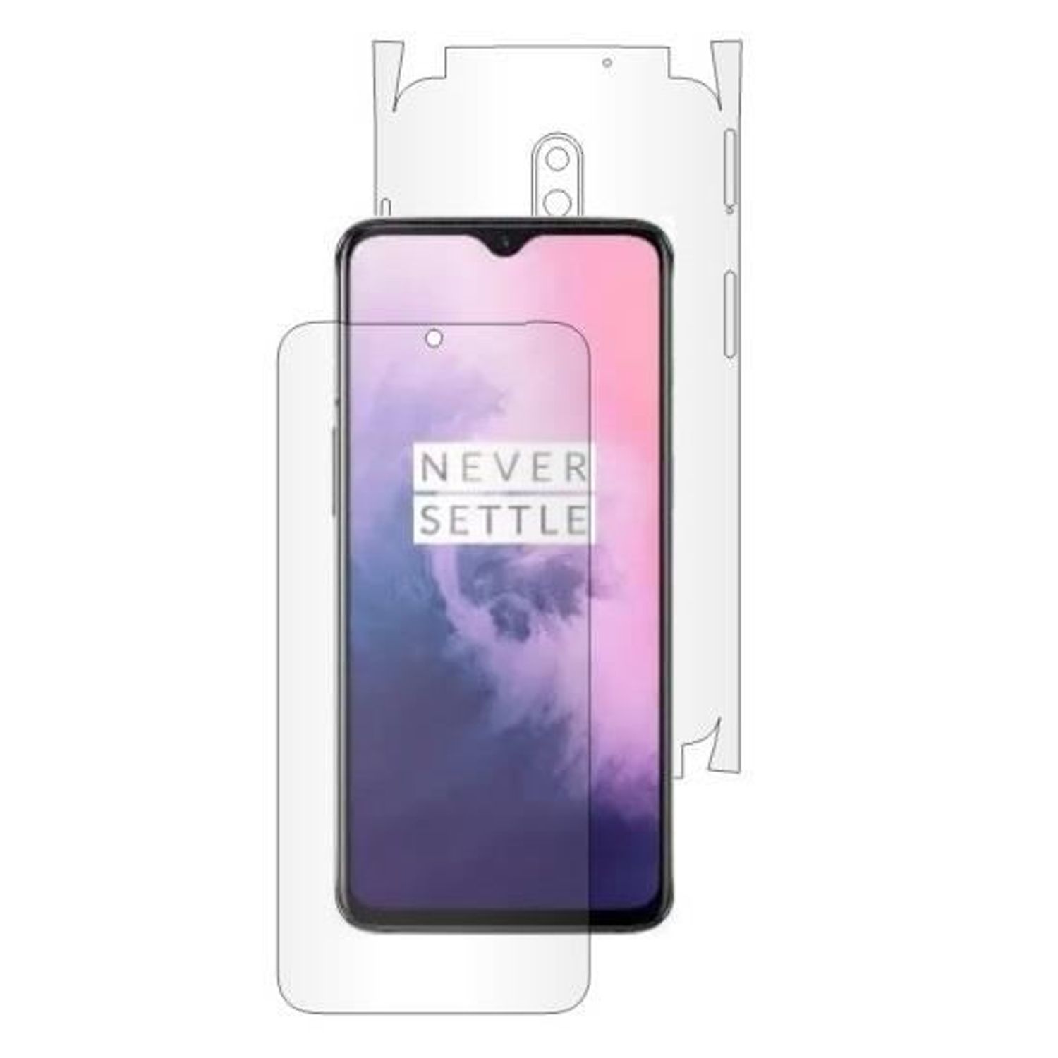 Folie Full Body Pentru OnePlus 7 - AntiSock Ultrarezistenta Autoregenerabila UHD Invizibila fotografia produsului