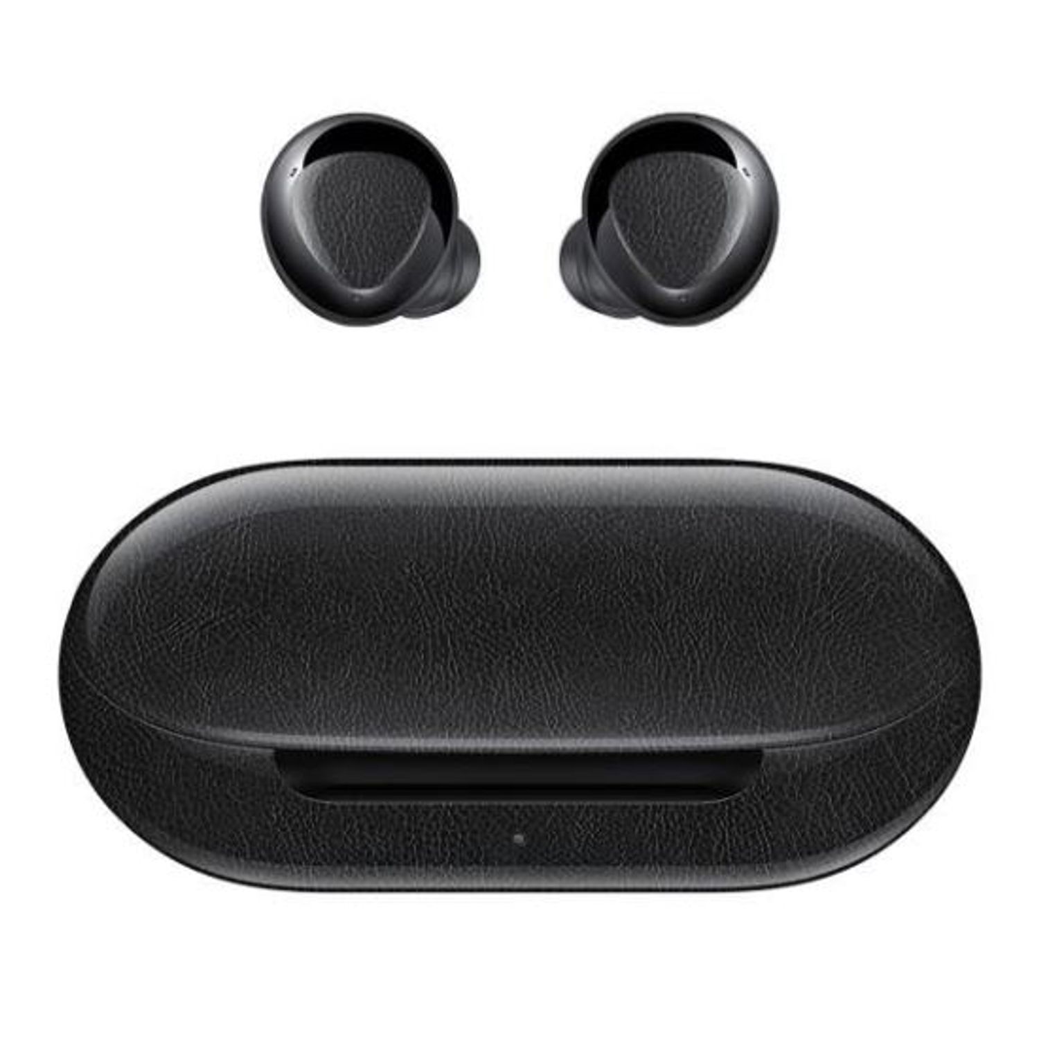 Folie Skin Samsung Galaxy Buds - ApcGsm Wraps Leather Black fotografia produsului