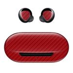 Folie Skin Samsung Galaxy Buds Plus - ApcGsm Wraps Carbon Geranium Red fotografia produsului