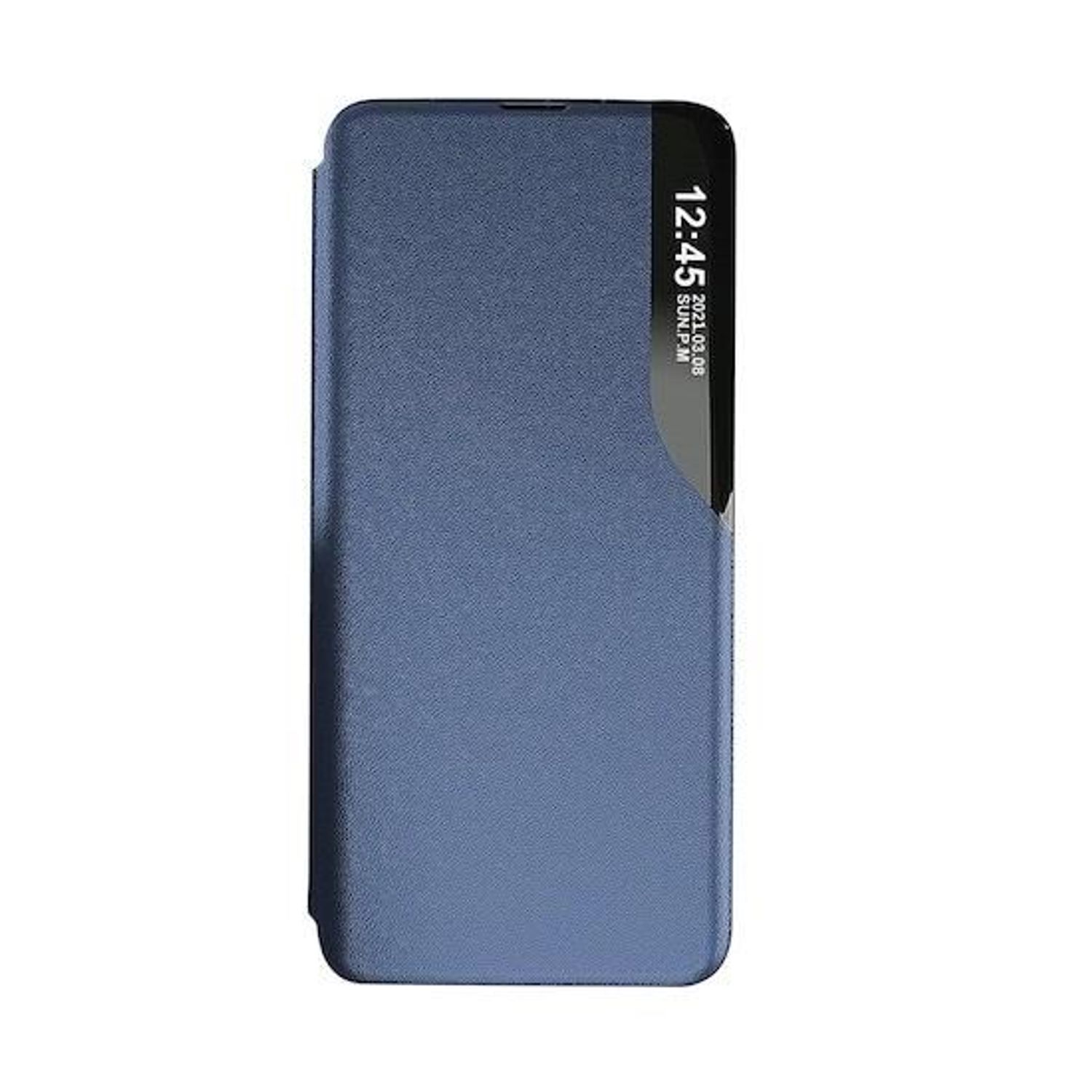 Husa Flip Compatibila cu Huawei P30 Pro - ApcGsm View Piele Eco Albastru fotografia produsului