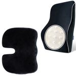 Set perna ortopedica pentru spate si sezut cu spuma de memorie fotografia produsului