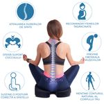 Perna Ortopedica Sezut Coccis pentru Scaun din Spuma cu Memorie fotografia produsului View 4 S