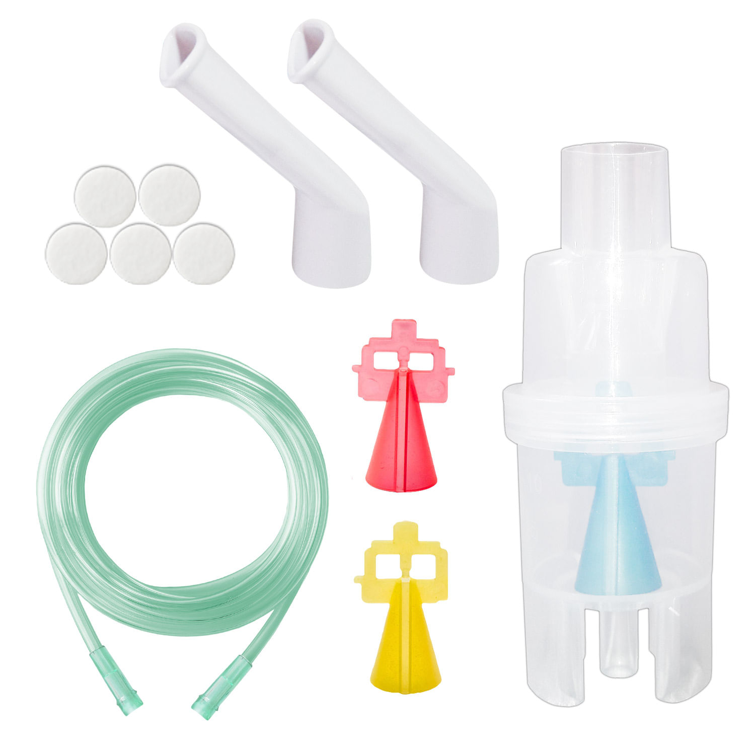 Kit nebulizare Little Doctor basic, 3 dispensere, particule variabile, pentru aparate de aerosoli cu compresor fotografia produsului