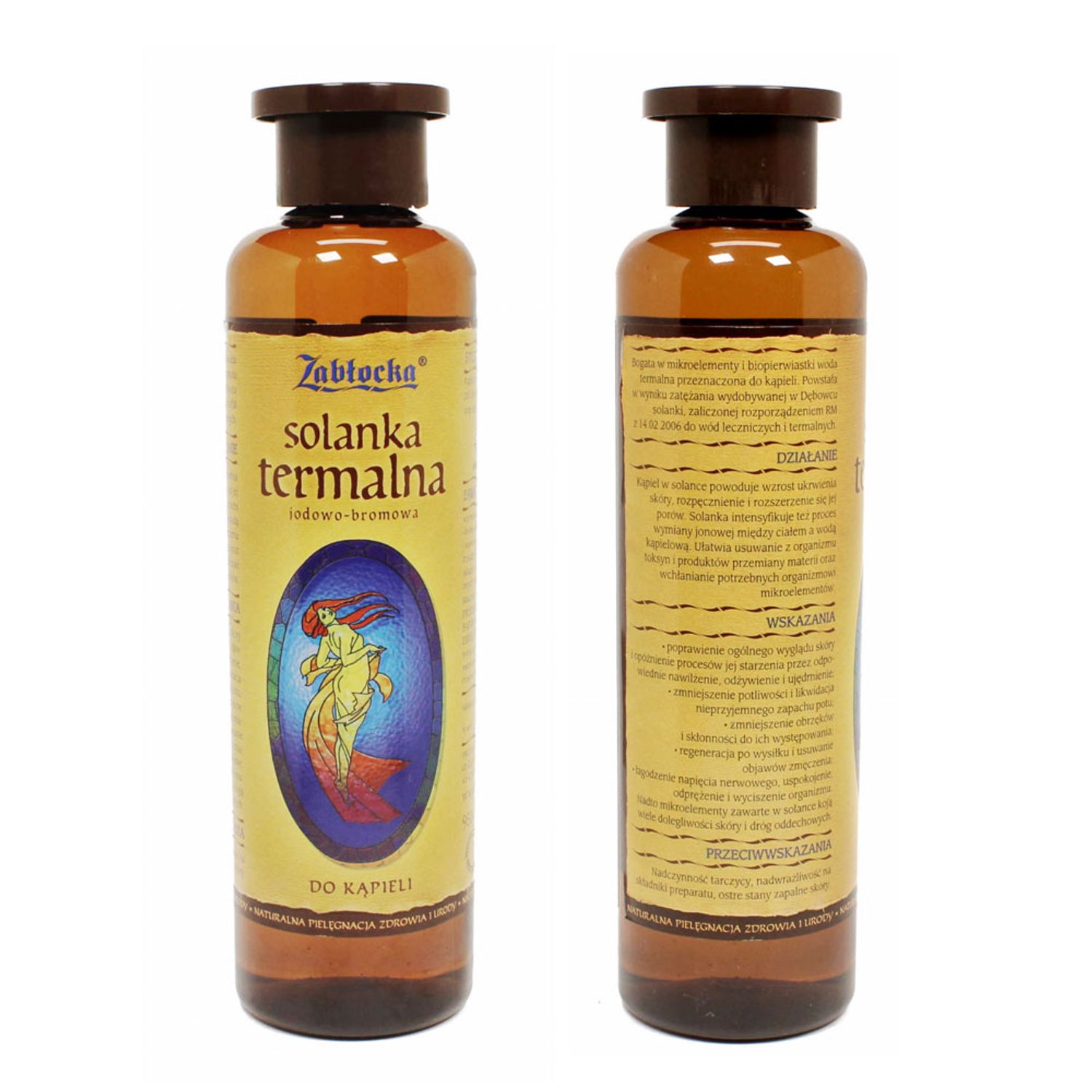 Apa salina termala Zablocka, iodine-bromine 950 ml fotografia produsului View 4 L