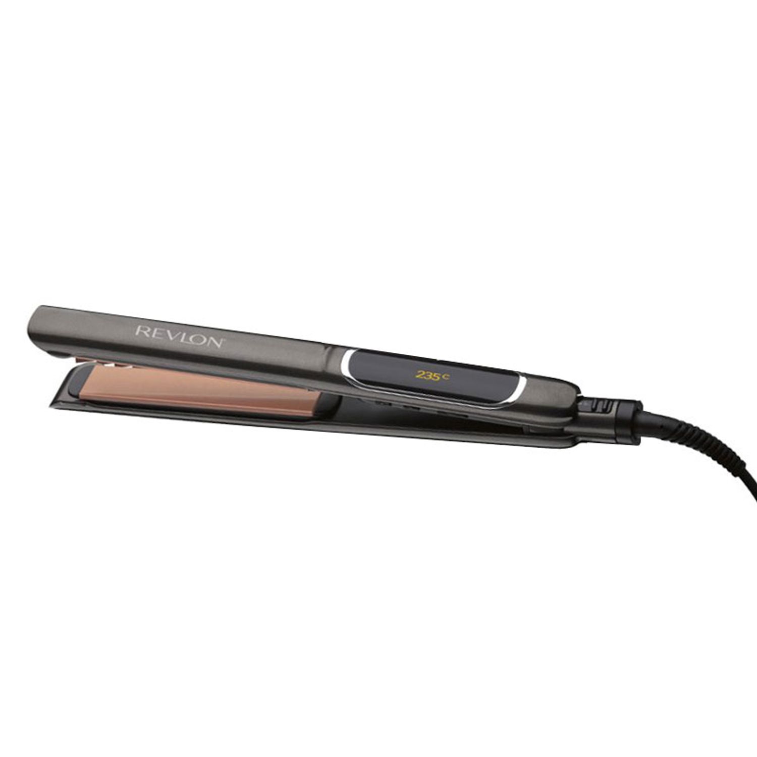 Placa de indreptat parul REVLON Salon Straight Copper Smooth Styler RVST2175E2, afisaj LCD fotografia produsului View 2 L