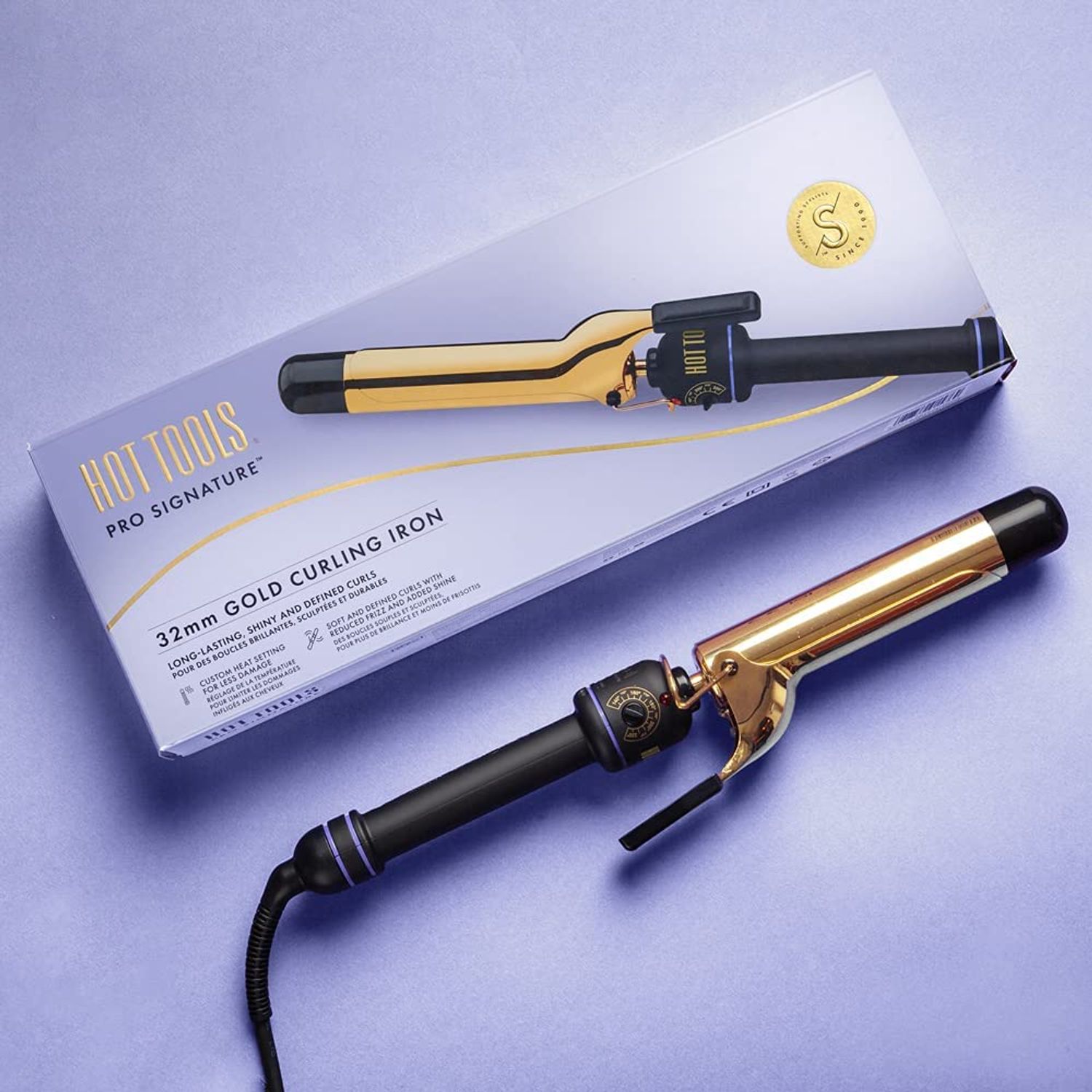Ondulator Hot Tools Gold Curling, 32 mm, placat cu aur, Pro Signature, HTIR1576UKE fotografia produsului View 6 L