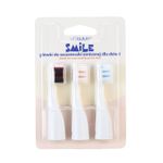 Set 3 rezerve periuta de dinti VITAMMY Smile TH1804-3, Set I, Crem fotografia produsului
