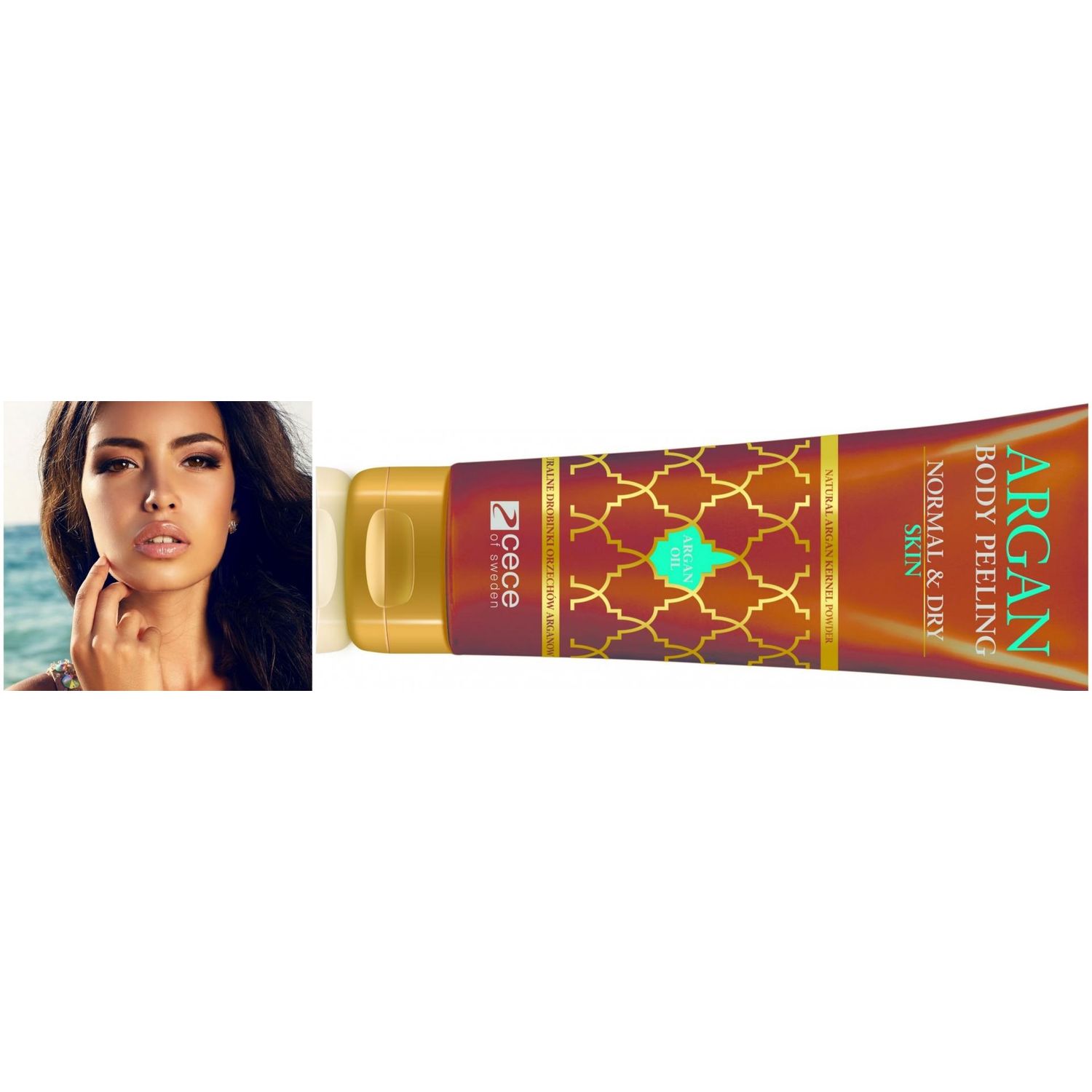 Peeling cu ulei de argan BIO pentru corp si piele uscata 200 ml cod 4650. fotografia produsului View 4 L