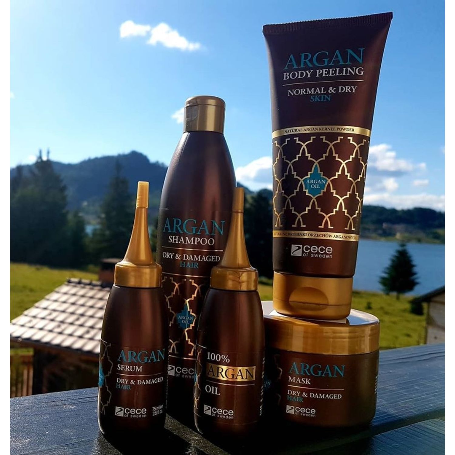 Peeling cu ulei de argan BIO pentru corp si piele uscata 200 ml cod 4650. fotografia produsului View 3 L