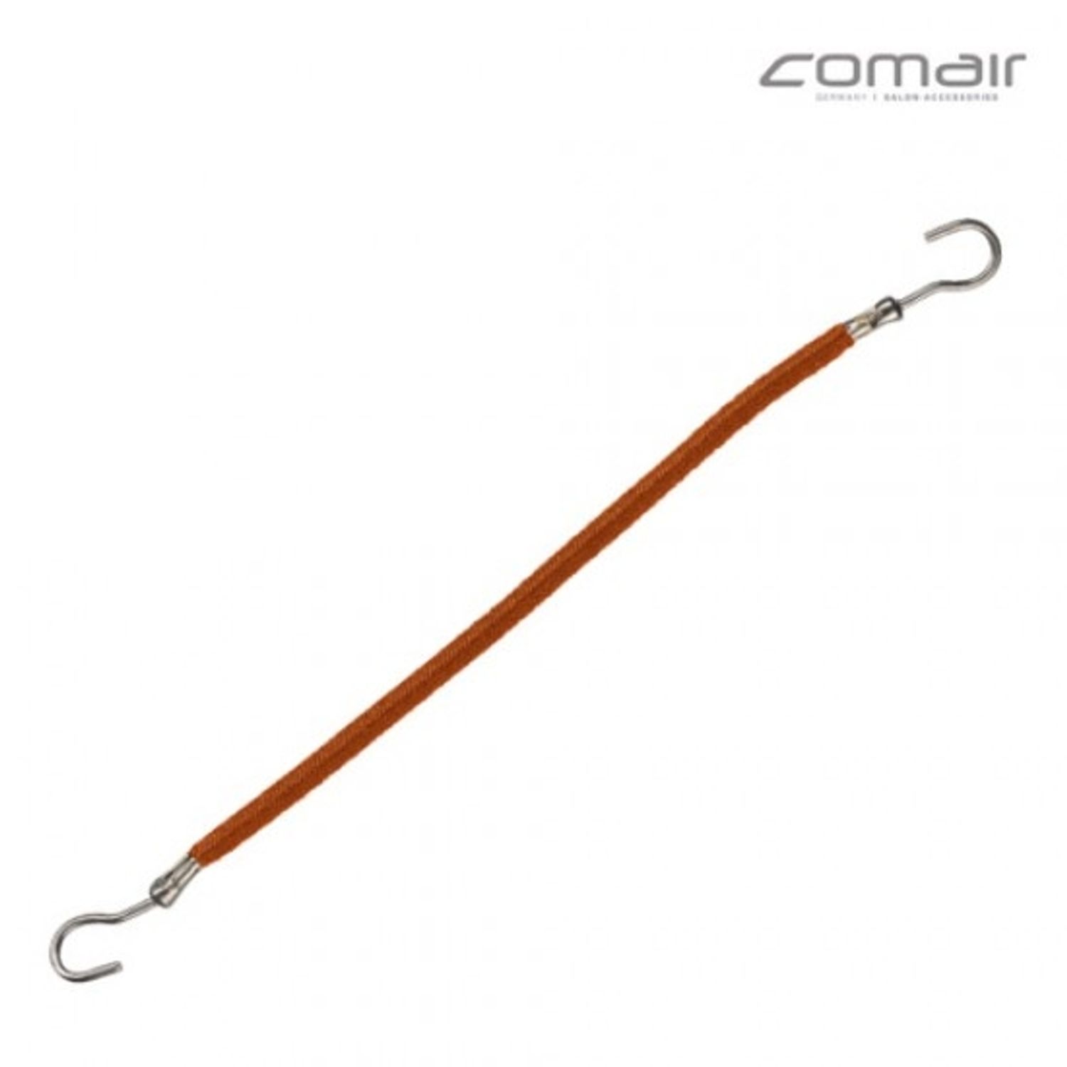 Elastic profesional pentru par cu carlig 100 mm Maro / 12 buc fotografia produsului View 4 L