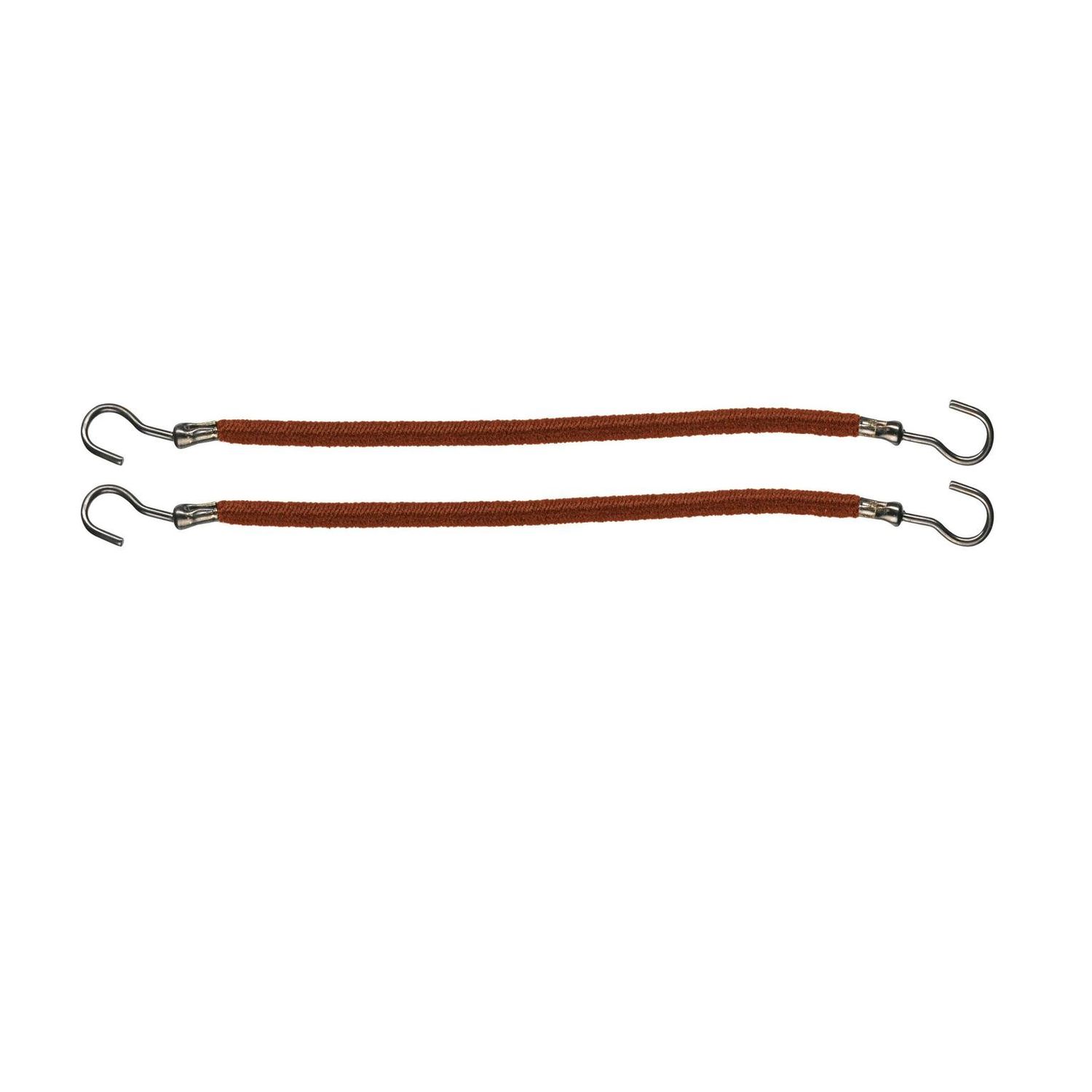 Elastic profesional pentru par cu carlig 100 mm Maro / 12 buc fotografia produsului View 3 L