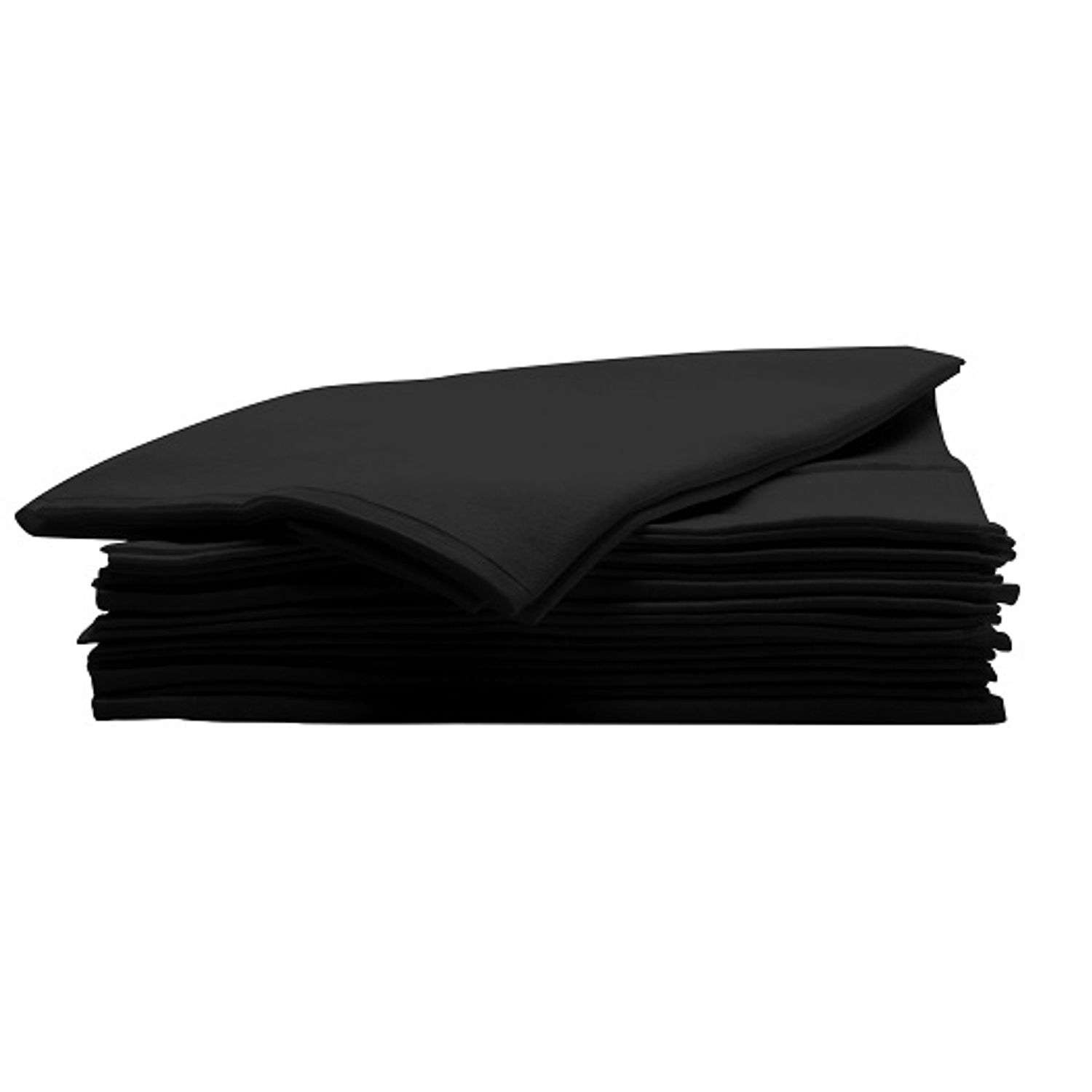 Prosoape profesionale negre din vascoza 40x80 cm -50 buc fotografia produsului