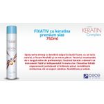 Fixativ profesional cu cheratina fixare puternica / modelare 750 ml /cod.5750 fotografia produsului View 3 S
