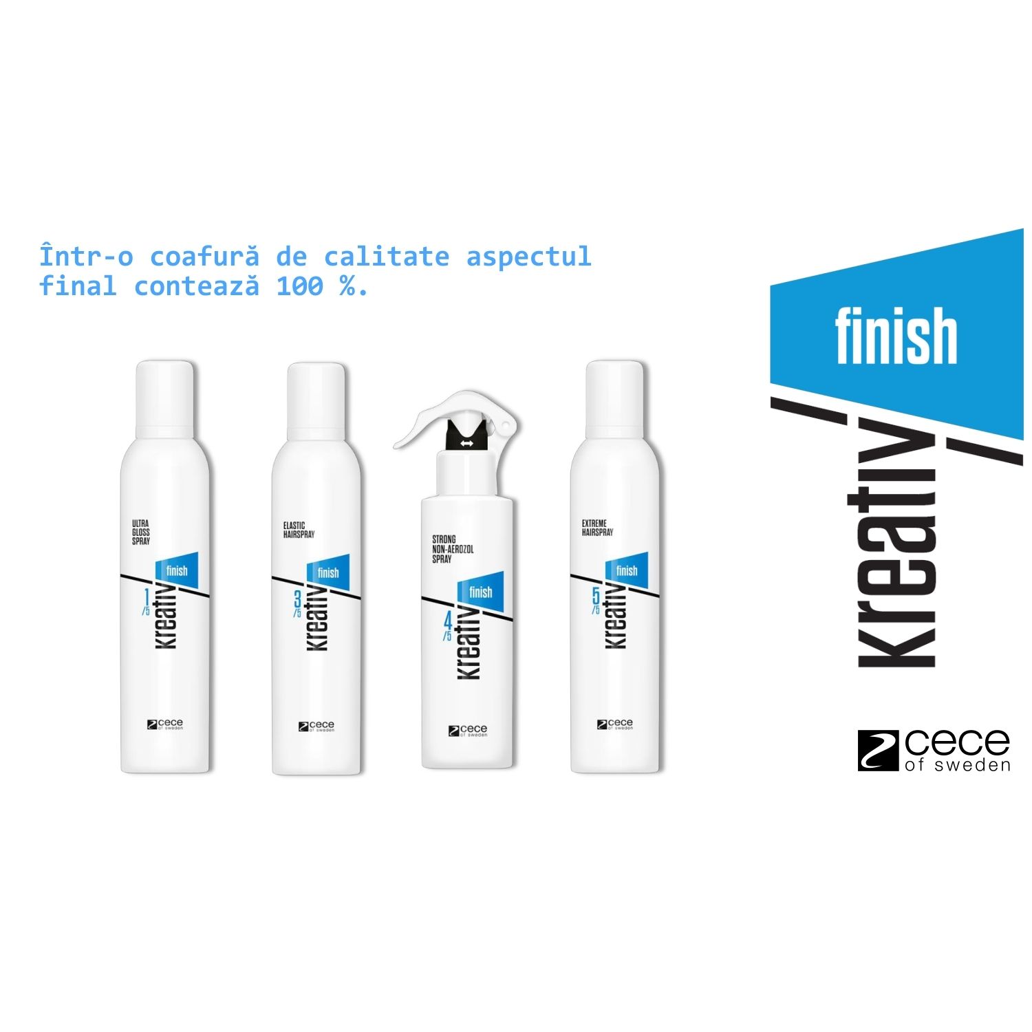 Kreativ Fixare ultra luciu de par 300 ml / cod.1094 fotografia produsului View 2 L