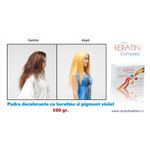 Pudra decoloranta Total Keratin Complex cu cheratina si pigment violet 500 gr / cod. 55. fotografia produsului View 6 S