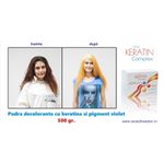 Pudra decoloranta Total Keratin Complex cu cheratina si pigment violet 500 gr / cod. 55. fotografia produsului View 4 S