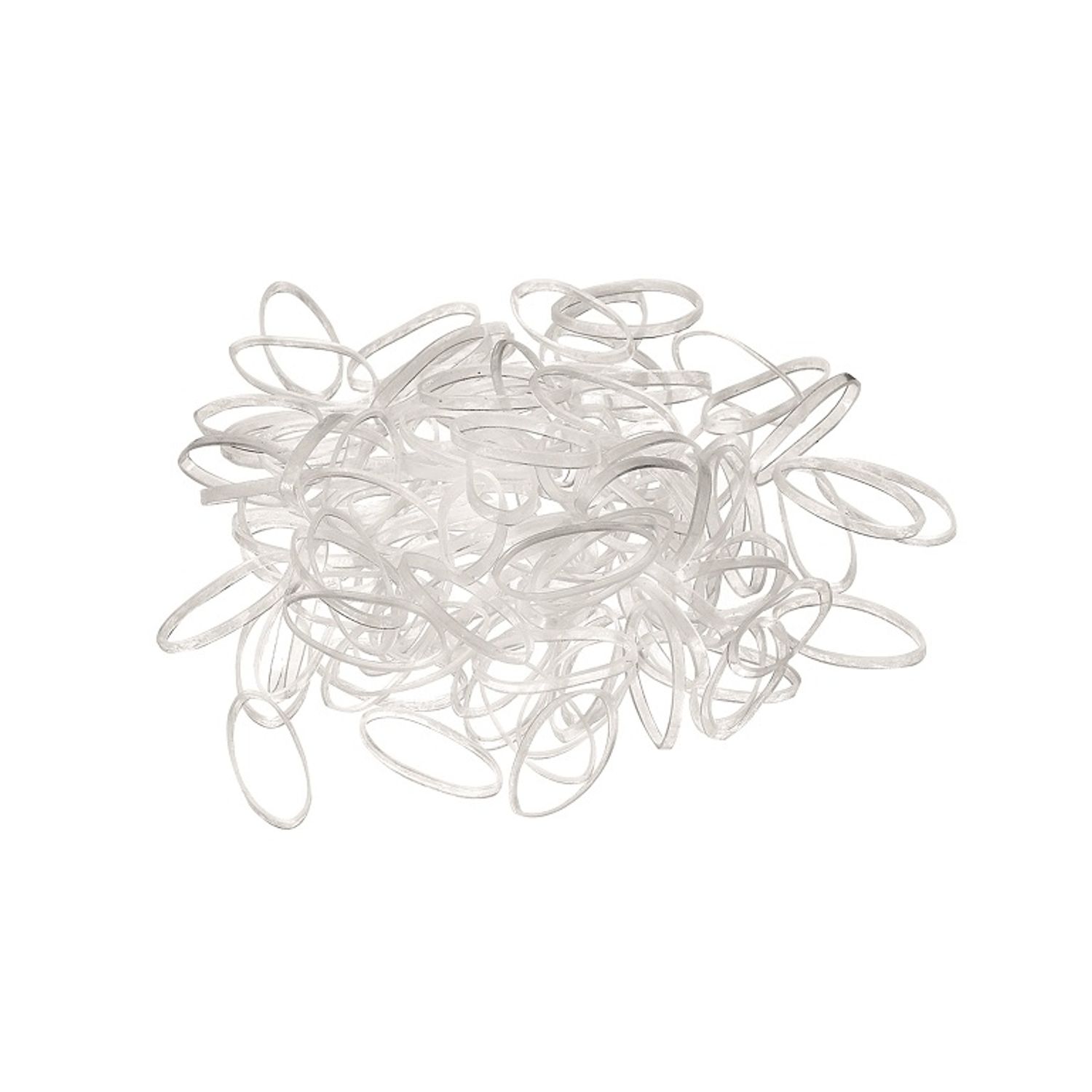 Elastice transparente Claire din silicon pentru par 20 mm500 buc. fotografia produsului View 2 L