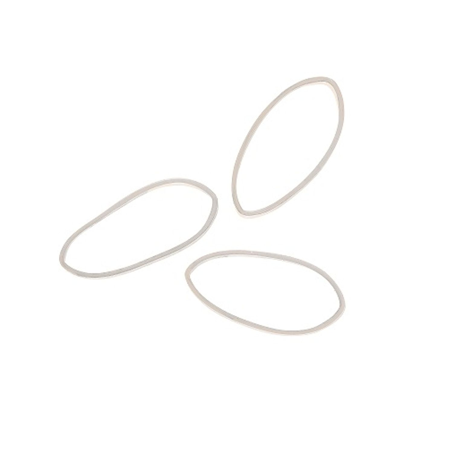 Elastice transparente Claire din silicon pentru par 20 mm500 buc. fotografia produsului View 4 L