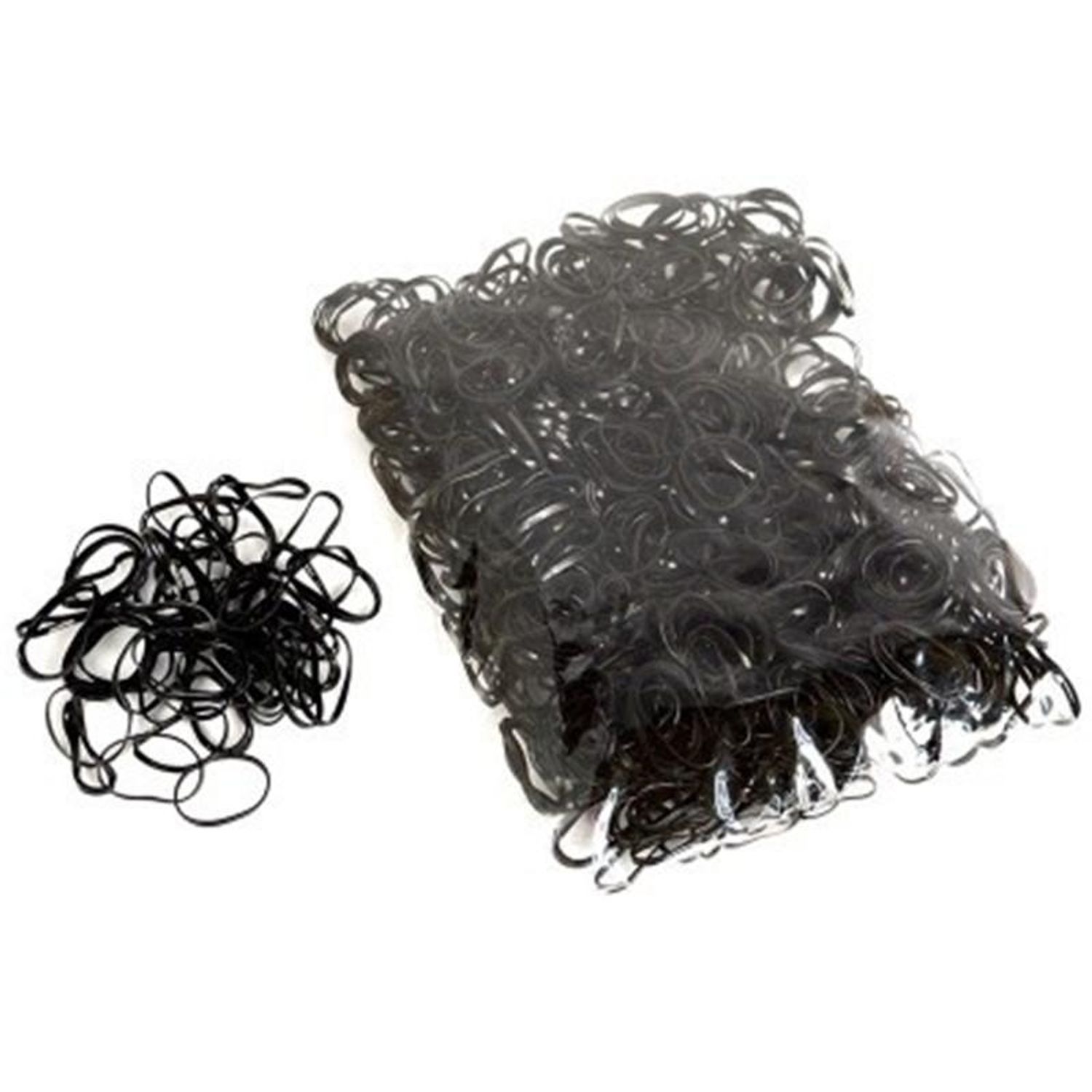 Elastice profesionale pentru par culoare Transparenta , 1000buc fotografia produsului View 3 L