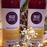 Sampon Hello Nature  cu ulei  BIO din fructul marula pentru netezire si luciu. Cod 1574 /300 ml fotografia produsului View 6 S