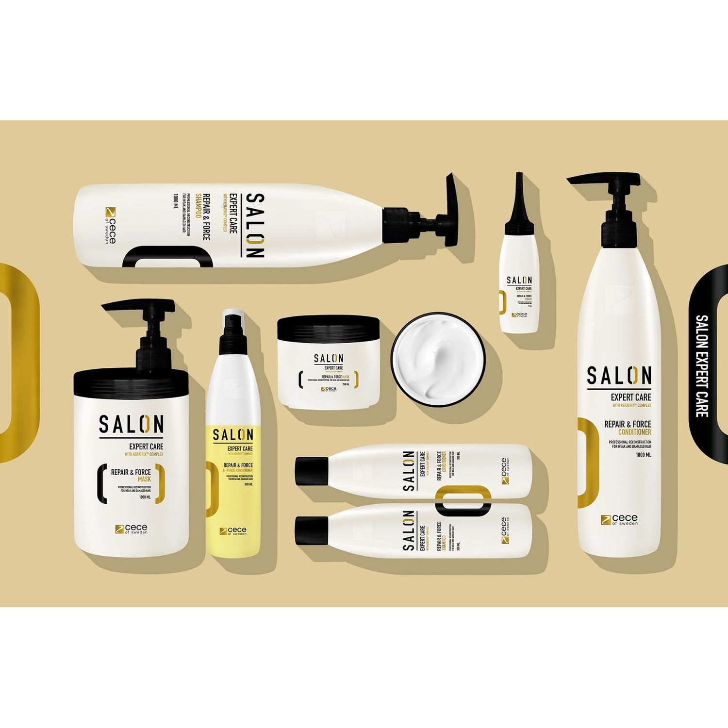 Gama Salon cu complex Keratrix &ndash; masca reparare si regenerare 1L cod.1121. fotografia produsului View 6 L