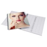 Agenda programator profesional pentru salon/spa/barber/masaj 50 coli . fotografia produsului