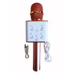 Microfon Karaoke fara fir cu Boxe si Bluetooh, portocaliu fotografia produsului