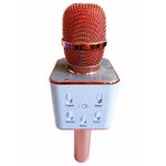 Microfon Karaoke fara fir cu Boxe si Bluetooh, portocaliu fotografia produsului View 2 S