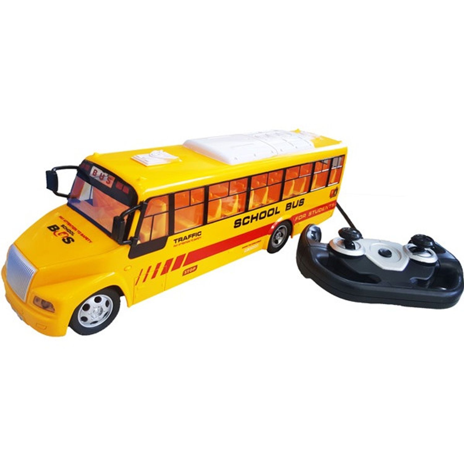 Autobuz scolar model american cu telecomanda fotografia produsului View 2 L