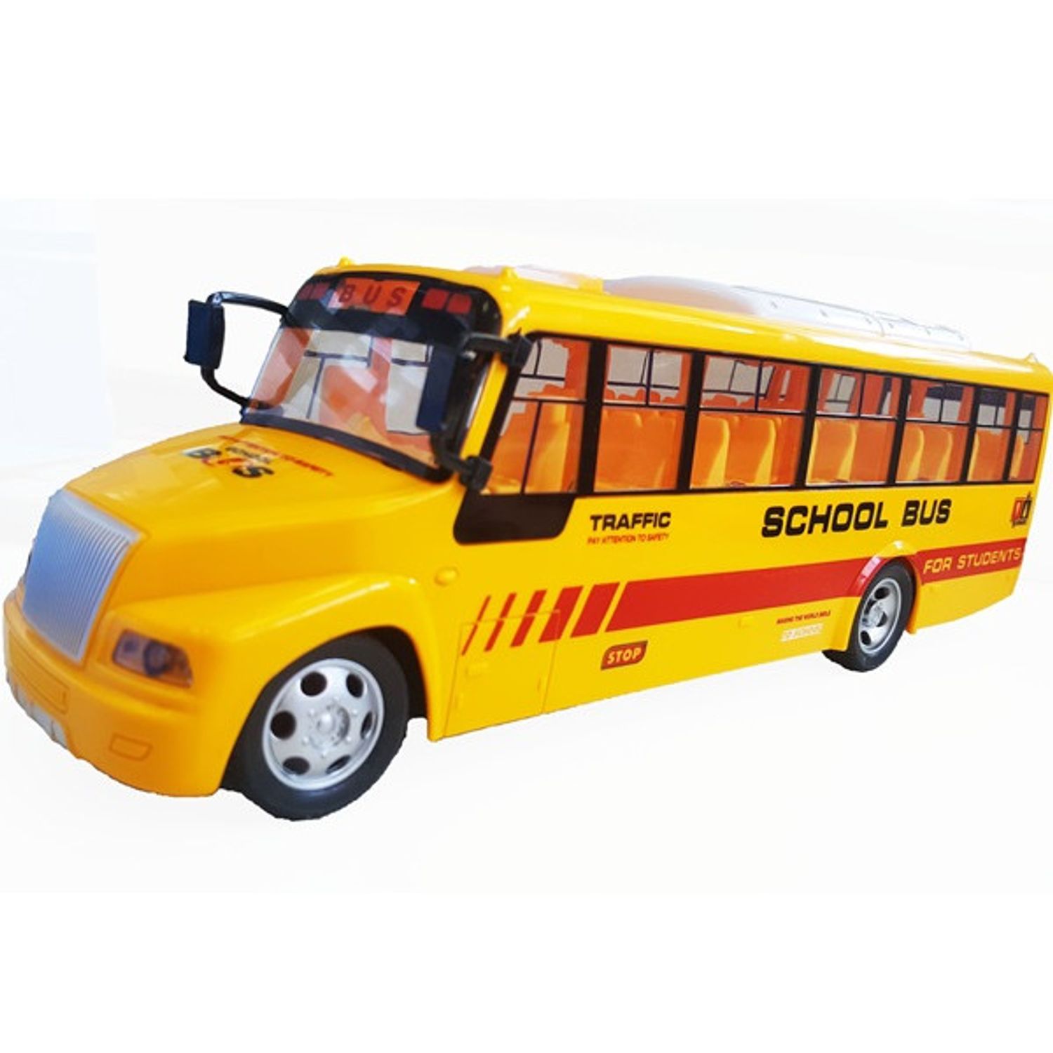 Autobuz scolar model american cu telecomanda fotografia produsului