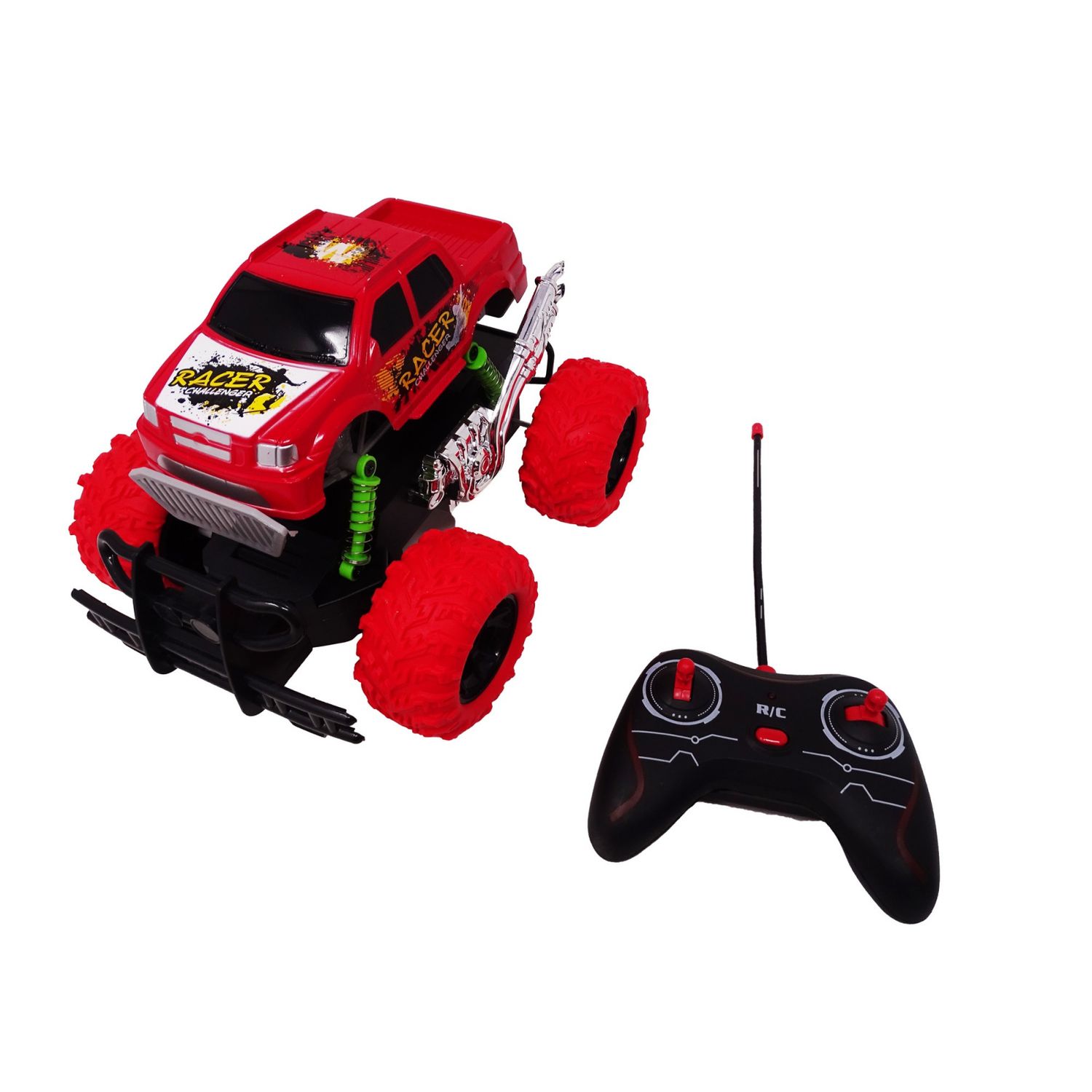 Masina Off-Road cu Telecomanda, Rosie fotografia produsului View 3 L