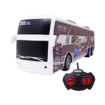 Autocar de Jucarie din Plastic cu Telecomanda cu Functii Complete SALAMANDRA KIDS®, Alb, 2156-22