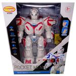 Robot Inteligent Rocket Man, Programabil din Telecomanda, Canta, Danseaza ,Lumini LED fotografia produsului View 3 S
