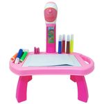 Tabla roz cu proiector imagini, pentru copii, Salamandra Kids fotografia produsului View 6 S