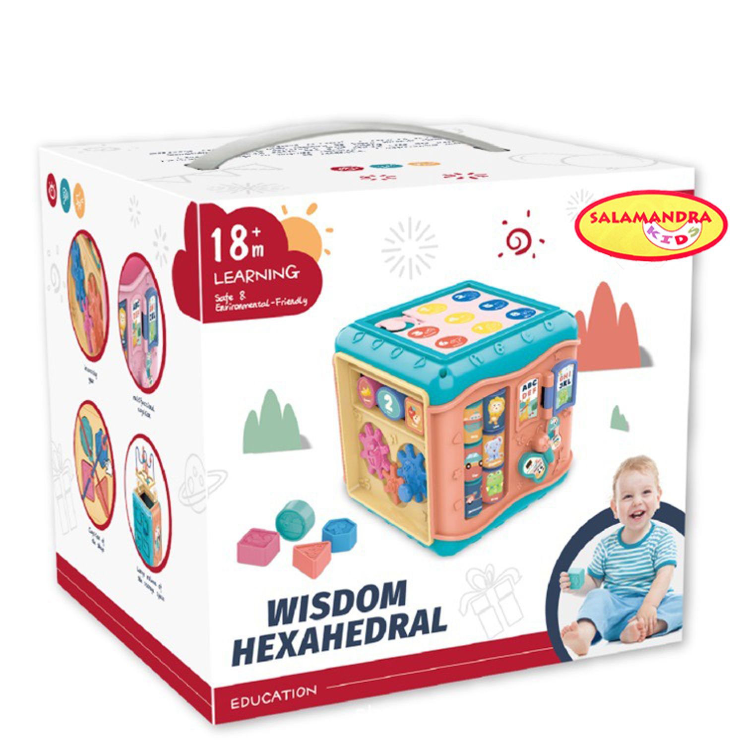 Cub Plastic Educativ si Interactiv Salamandra Kids fotografia produsului View 4 L