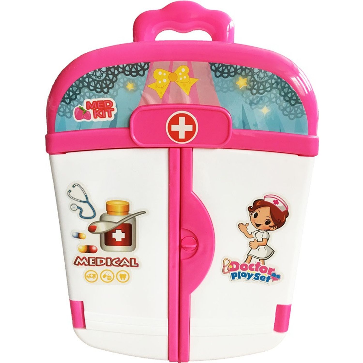 Troller cu accesorii medic dentist fotografia produsului