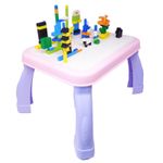 Set de 150 de Piese Multicolore, Medii, pentru Construit, Roz fotografia produsului