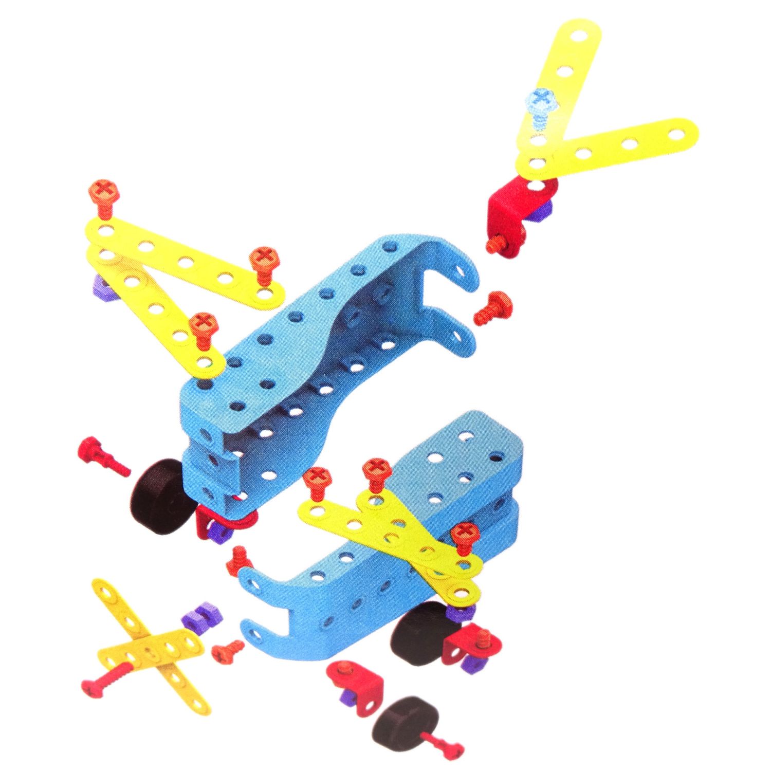 Set de Constructie Multifunctional Salamandra Kids&reg;, Creativ si Educativ, 300 de Piese Incluse, Bormasina fotografia produsului View 5 L